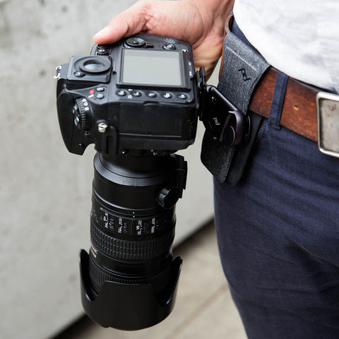 Mounting the camera on capture clip attached to a pro pad