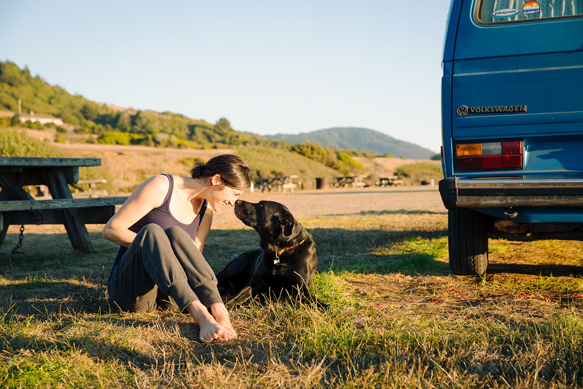 Annie and her dog