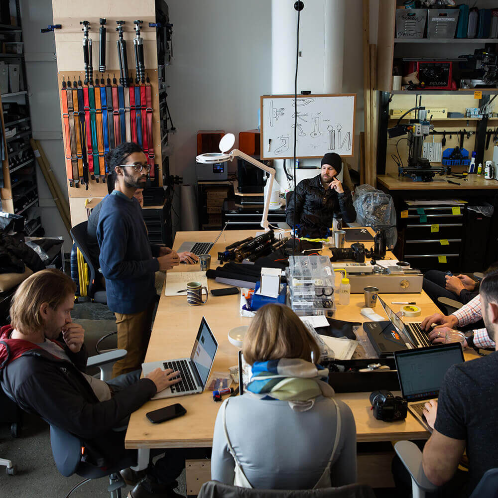 Interns on a meeting